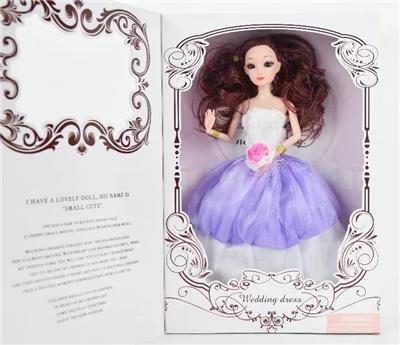 High grade gift box 11.5 \9-joint solid 3d real eyes amy wedding dress barbie flower band - OBL890144