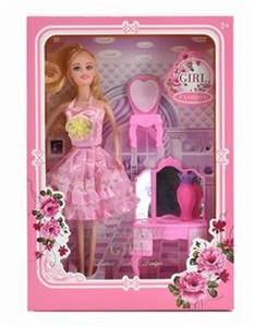 11.5-inch solid fashion live hand skirt barbie - OBL890173