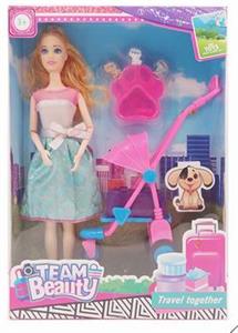11.5-inch solid fashion 9-joint skirt barbie - OBL890177