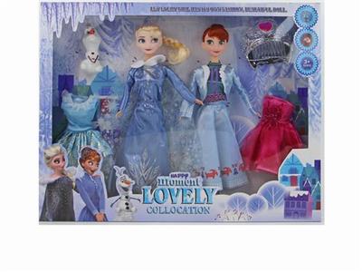 Third generation 11.5-inch solid snow princess double with snow treasure - OBL890202