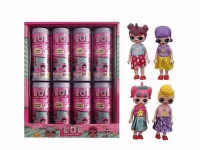 New six inch full body surprise doll cylinder - OBL890204