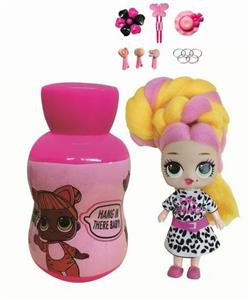 New 3rd generation gourd bottle 5-inch solid omg.lol marshmallow head hairstyle doll - OBL890208
