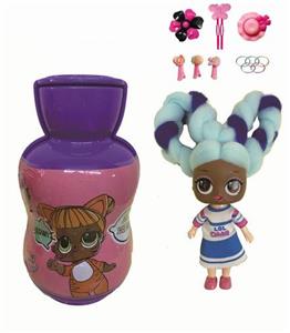 New 3rd generation gourd bottle 5-inch solid omg.lol marshmallow head hairstyle doll - OBL890209