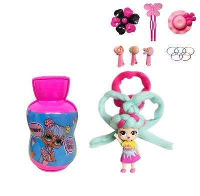 New 3rd generation gourd bottle 5-inch solid omg.lol marshmallow head hairstyle doll - OBL890211