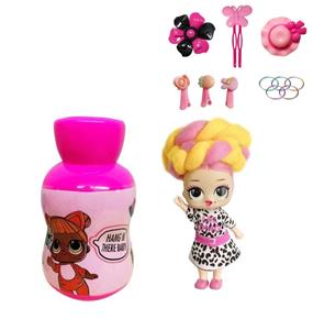New 3rd generation gourd bottle 5-inch solid omg.lol marshmallow head hairstyle doll - OBL890212