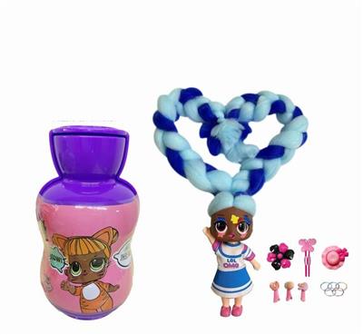 New 3rd generation gourd bottle 5-inch solid omg.lol marshmallow head hairstyle doll - OBL890213