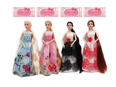 New high-end 11.5-inch body long hair joint princess dress barbie - OBL890233