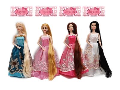 New high-end 11.5-inch body long hair joint princess dress barbie - OBL890239