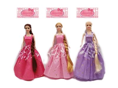 New high-end 11.5-inch body long hair princess dress barbie - OBL890244