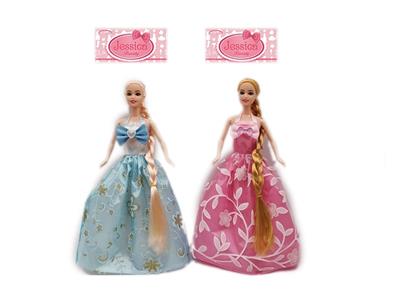 New high-end 11.5-inch body long hair princess dress barbie - OBL890245