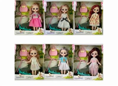 6-inch solid 13 joint 3d real eye exquisite little laurie - OBL890256