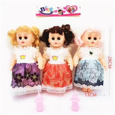 12 inch silent machine embroidered skirt girl - OBL890281