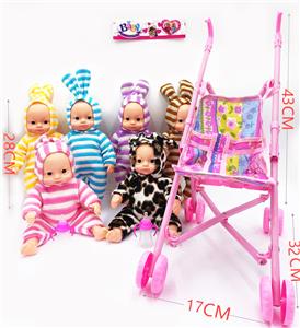 12 inch silent boy with cart bottle - OBL890282