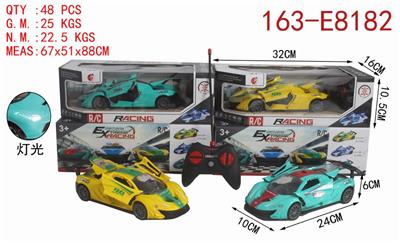 五通仿真遥控车一键开三门带前灯1:20 - OBL890367
