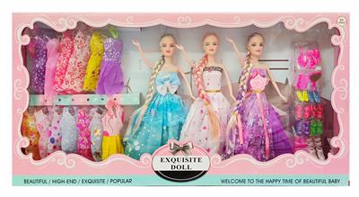 11.5-inch 3-sister real barbie - OBL890387