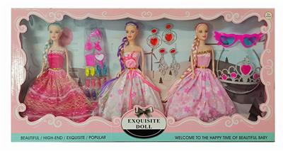 11.5-inch solid 3 sister barbie - OBL890389