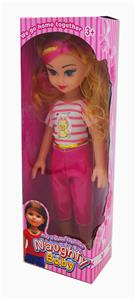 14 inch boxed music girl doll - OBL890410