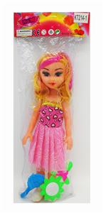 14 inch card bag music girl doll - OBL890412