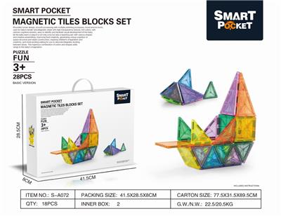 彩窗磁力片城堡28PCS - OBL890517