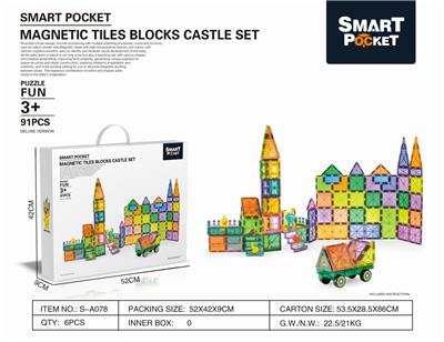 彩窗磁力片城堡91PCS - OBL890522