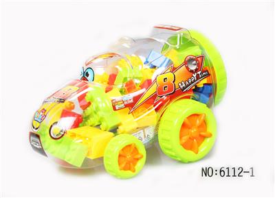 Q version f1 racing puzzle building blocks - OBL890630