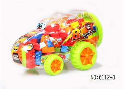 Q version f1 racing puzzle building blocks - OBL890632