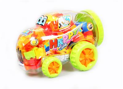 Puzzle building blocks of beetle car version q - OBL890634