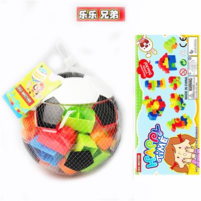 Football puzzle building blocks - OBL890638