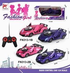 1：24遥控一键开门仿真跑车 - OBL890807
