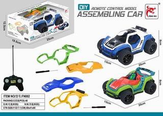 1:16DIY可换车壳二款混装四通遥控车 - OBL890843