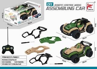 1:16DIY可换车壳二款混装四通遥控军车 - OBL890844