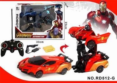 1：16钢铁侠一键变型车 - OBL890895