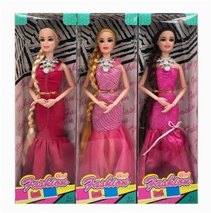 11.5-INCH REAL BODY 9-JOINT LONG BRAIDED BARBIE - OBL891208