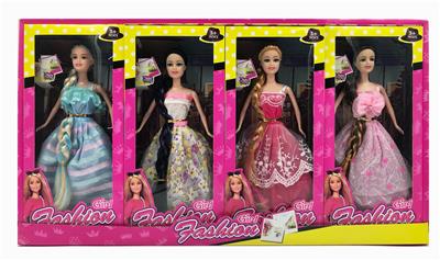 11.5 INCH LONG BRAIDED BARBIE (8PCS) - OBL891233