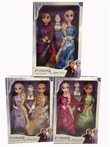 11.5-INCH SOLID 9-JOINT LONG BRAIDED ICE BARBIE (3 MIXED) - OBL891235