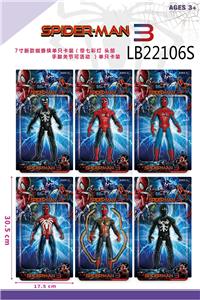 7寸蜘蛛侠（带灯头部手脚关节可活动） - OBL891351