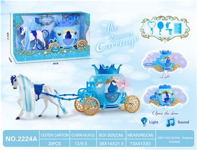 STATIC COLOR HAIR HORSE CROWN CAR - OBL891864