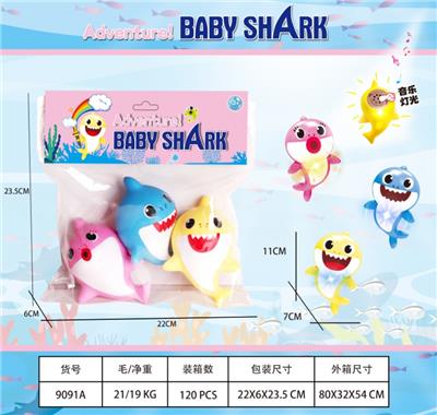 MUSIC AND LIGHT BABY SHARK - OBL892116