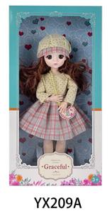 12 INCH SOLID ACTIVE JOINT 3D EYE FASHION GIRL - OBL892273