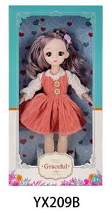 12 INCH SOLID ACTIVE JOINT 3D EYE FASHION GIRL - OBL892274