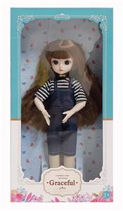 12 INCH SOLID MOVABLE JOINT FASHION ROLIMER BEAD HEAD - OBL892297