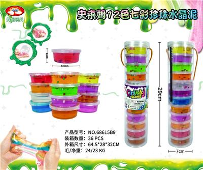 SLIM 12 COLOR COLORFUL PEARL CRYSTAL MUD - OBL892338