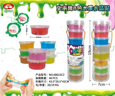 SLIM 8-COLOR FRUIT CRYSTAL MUD - OBL892341