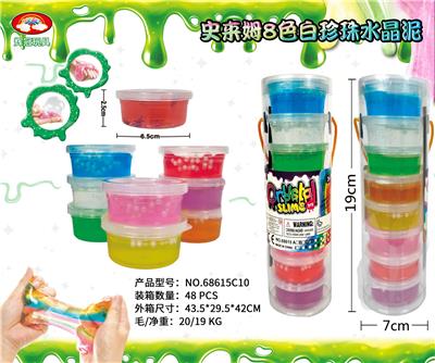 SLIM 8 COLOR WHITE PEARL CRYSTAL MUD - OBL892349