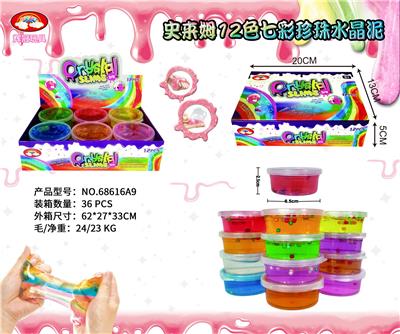 SLIM 12 COLOR COLORFUL PEARL CRYSTAL MUD - OBL892358