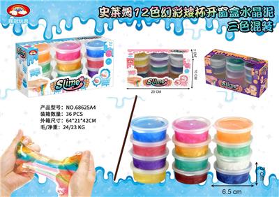 SCHLEM 12 COLOR MAGIC COLOR SHORT CUP CRYSTAL MUD THREE COLOR MIX - OBL892363