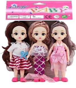 3-PERSON 6-INCH SOLID BODY 13 JOINT 3D REAL EYES DELICATE LITTLE LORI - OBL892500