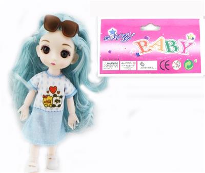 6-INCH SOLID BODY 13 JOINTS 3D REAL EYES DELICATE LITTLE LORI - OBL892513