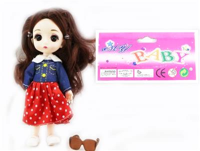 6-INCH SOLID BODY 13 JOINTS 3D REAL EYES DELICATE LITTLE LORI - OBL892514