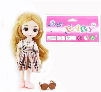 6-INCH SOLID BODY 13 JOINTS 3D REAL EYES DELICATE LITTLE LORI - OBL892517